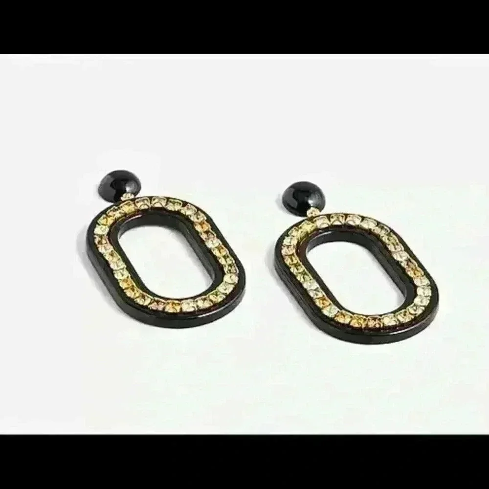 J Crew Statement Crystal Cluster Earrings
